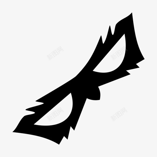 面具嘉年华面具眼罩图标svg_新图网 https://ixintu.com 嘉年华面具 眼罩 面具
