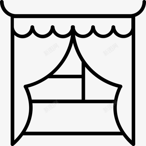 采购产品窗户窗帘织物图标svg_新图网 https://ixintu.com 家庭工具花园 窗台 窗帘 纺织品 织物 采购产品窗户