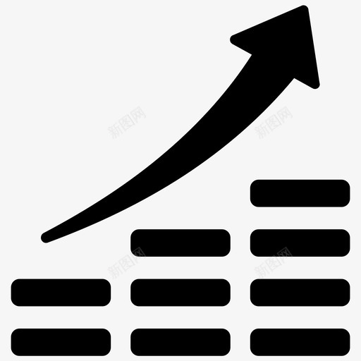 财务增长业务增长高销售额图标svg_新图网 https://ixintu.com 业务增长 利润 商业图标集9 财务增长 进度 高销售额