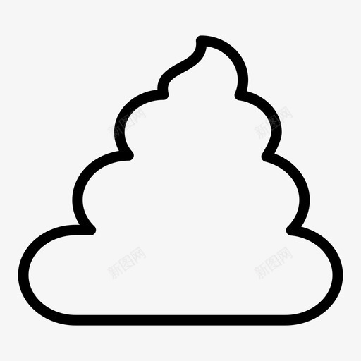便便肮脏表情符号图标svg_新图网 https://ixintu.com 便便 厕所 肮脏 表情符号