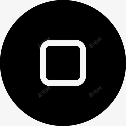 停止播放方形停止音乐图标svg_新图网 https://ixintu.com 停止播放 停止音乐 方形 音乐播放器填充图标