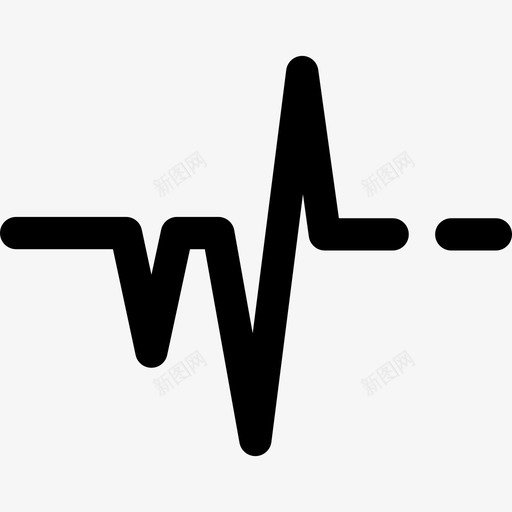 心电图医学的很棒的仪器图标svg_新图网 https://ixintu.com 医学的 很棒的仪器 心电图