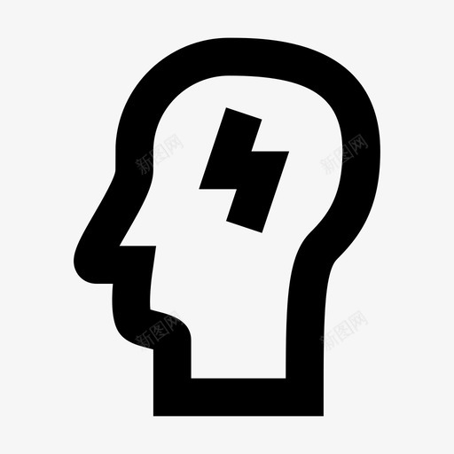 头痛人医院材料图标svg_新图网 https://ixintu.com 人 医院材料 头痛