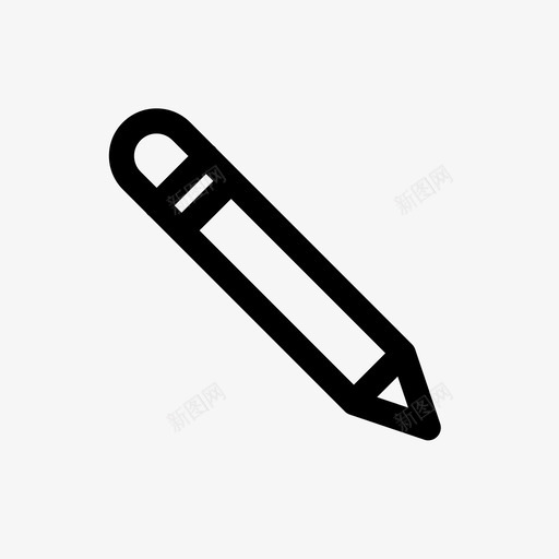 铅笔德辛画图标svg_新图网 https://ixintu.com 德辛 画 线 铅笔