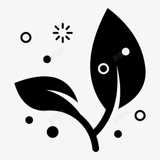 叶子树叶大自然图标svg_新图网 https://ixintu.com 叶子 大自然 树叶 植物