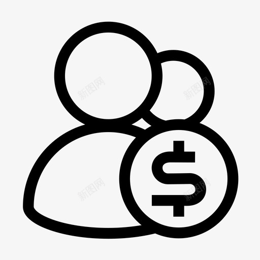 集团信贷货币金融图标svg_新图网 https://ixintu.com 货币 金融 集团信贷