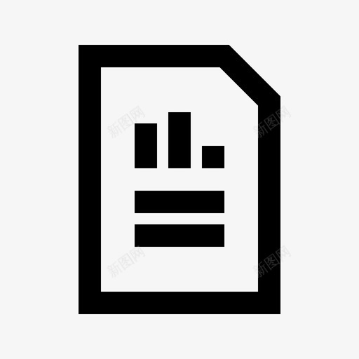 柱状图统计金融网络网格图标svg_新图网 https://ixintu.com 柱状图 统计 金融网络网格
