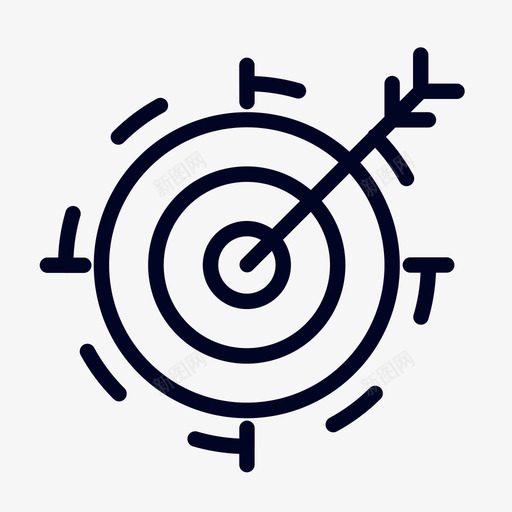 战略理想目标图标svg_新图网 https://ixintu.com 战略 概念 理想 目标