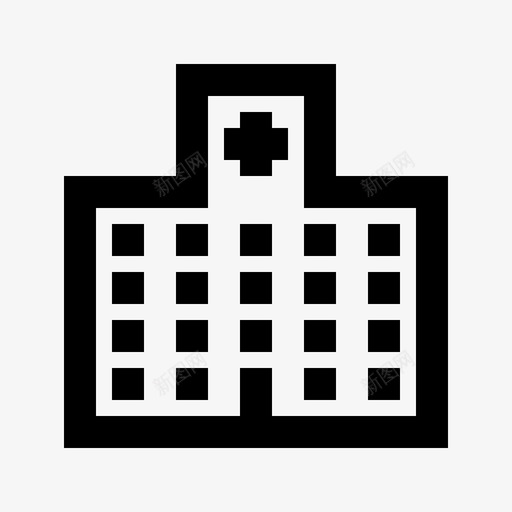 医院救护车诊所图标svg_新图网 https://ixintu.com 医学 医疗 医院 医院网络网格 救护车 诊所