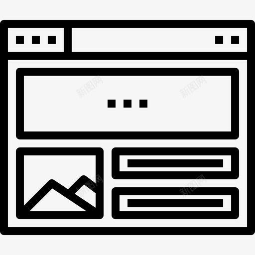 网页创意网站图标svg_新图网 https://ixintu.com 创意 创意和创意概念图标 网站 网页设计