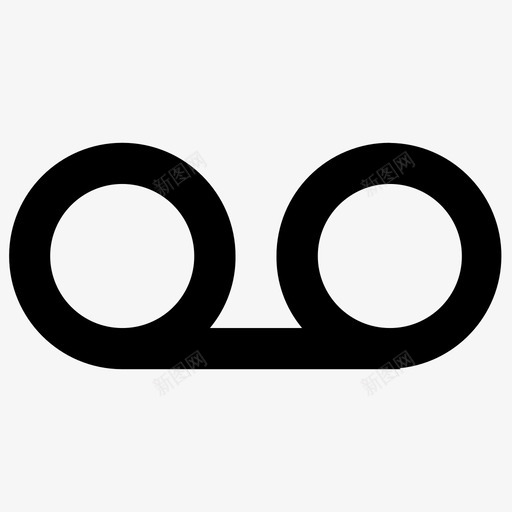语音留言语音信箱图标svg_新图网 https://ixintu.com 语音信箱 语音留言
