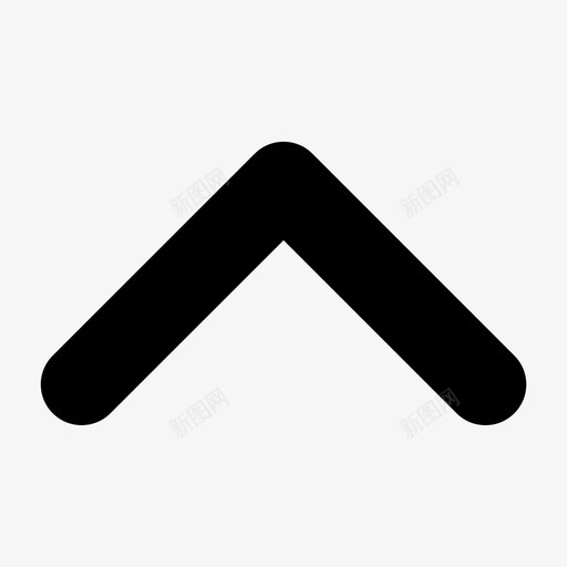 表格翻页箭头-上svg_新图网 https://ixintu.com 表格翻页箭头-上