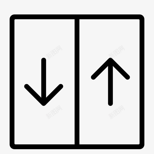 web-icon_电梯svg_新图网 https://ixintu.com web-icon_电梯