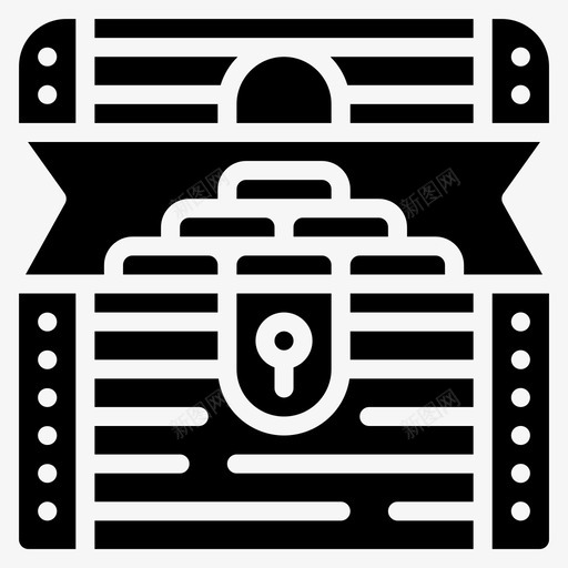 宝藏打开童话黄金图标svg_新图网 https://ixintu.com 宝藏打开 故事 故事时间固体 珠宝 童话 黄金