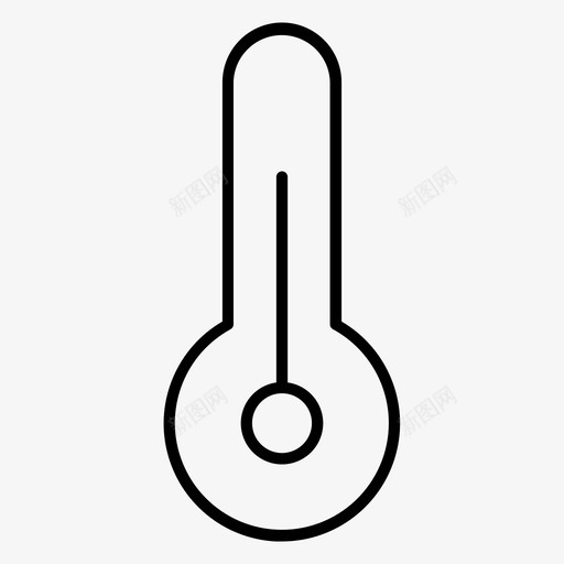 热量温度计图标svg_新图网 https://ixintu.com 温度计 热量