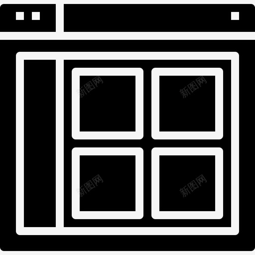 web布局浏览器页面图标svg_新图网 https://ixintu.com ui web层细节实体图标 web布局 浏览器 站点 网站 页面