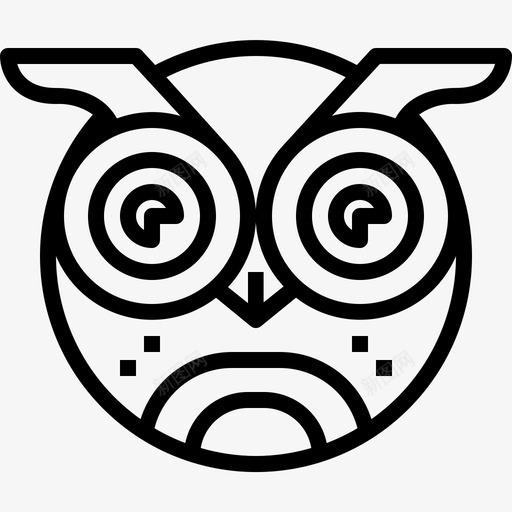猫头鹰教育学习图标svg_新图网 https://ixintu.com 学习 学校 教育 教育和学习概念图标 智慧 猫头鹰