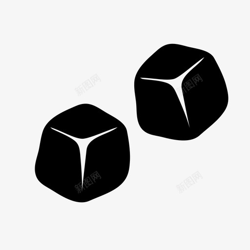 冰块冷冻的图标svg_新图网 https://ixintu.com 冰块 冷冻的