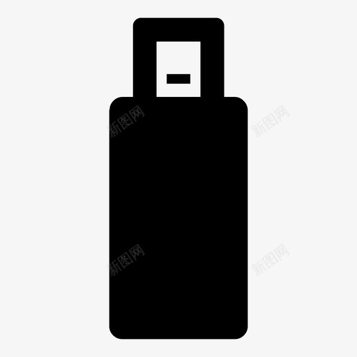 U盘存储器基本图标2svg_新图网 https://ixintu.com U盘 基本图标2 存储器