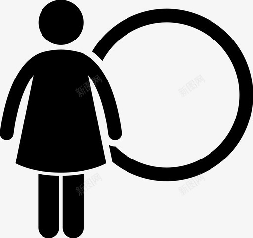 女性空模板空白疾病图标svg_新图网 https://ixintu.com 健康 医疗 女性疾病疾病 女性空模板 疾病 空白