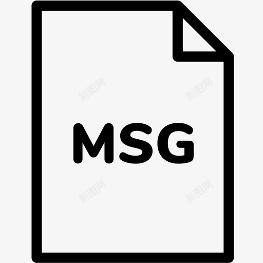 消息文件扩展名格式图标svg_新图网 https://ixintu.com 扩展名 文件格式vol4行 格式 消息文件 类型