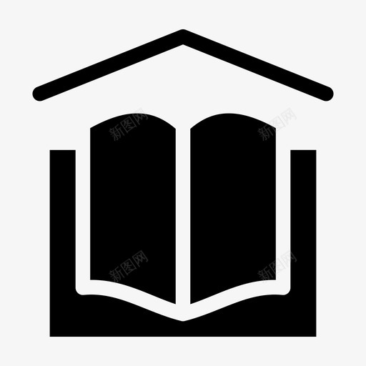 学校书本教育图标svg_新图网 https://ixintu.com 书本 学校 教育 笔记本 课本