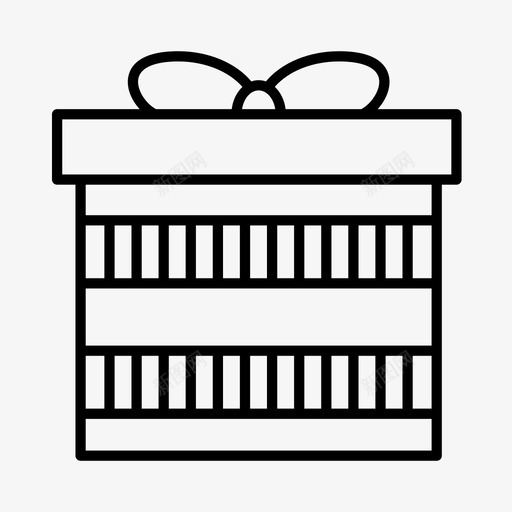 礼物庆祝新年图标svg_新图网 https://ixintu.com 庆祝 新年 礼物 聚会 除夕