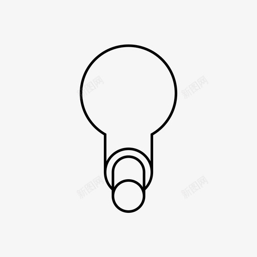 灯泡闪光灯想法图标svg_新图网 https://ixintu.com 想法 灯 灯泡 闪光灯