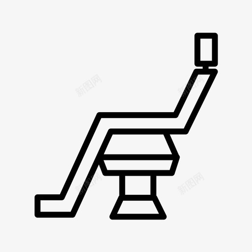 病人座位诊断医院图标svg_新图网 https://ixintu.com 医疗 医院 医院线性装置 病人座位 诊断