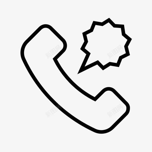 电话广告营销促销图标svg_新图网 https://ixintu.com 促销 广告 电话广告 营销