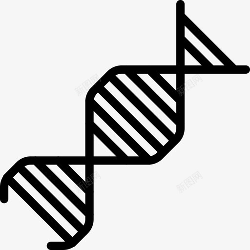 dna化学物质分子图标svg_新图网 https://ixintu.com dna 分子 化学物质 医学图标