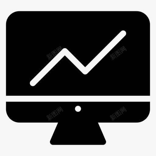 计算机显示器mac图标svg_新图网 https://ixintu.com mac pc 商务和办公字形图标 屏幕 显示器 电视 计算机