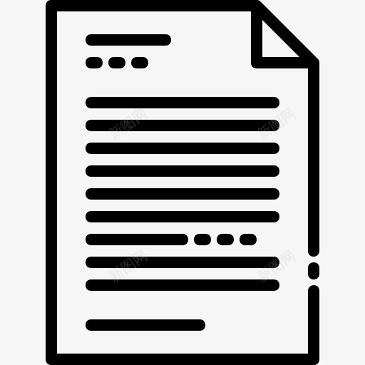 文件纸会计数据图标svg_新图网 https://ixintu.com 业务02 会计 报告 数据 文件 文件纸