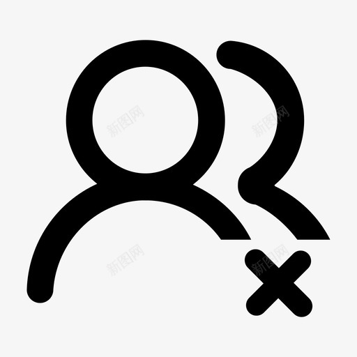 质差用户-删除用户组svg_新图网 https://ixintu.com 质差用户-删除用户组