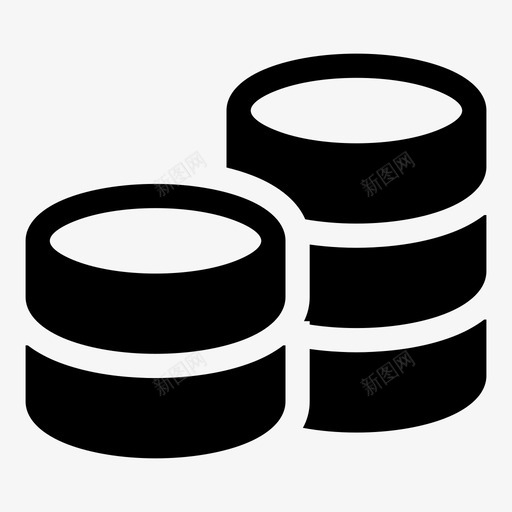 硬币现金资金图标svg_新图网 https://ixintu.com 存钱罐 现金 硬币 资金 钱