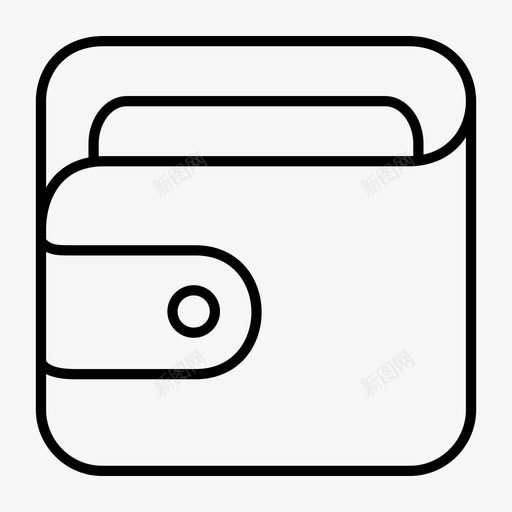 钱包现金钱包皮夹图标svg_新图网 https://ixintu.com 现金钱包 皮夹 钱包 钱夹
