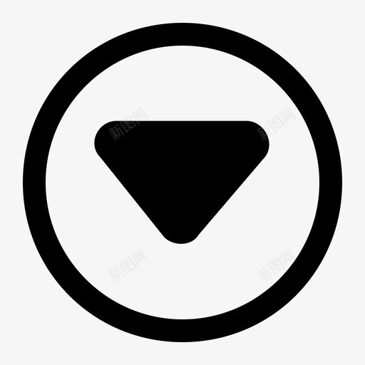 ic_caret - circle - o - downsvg_新图网 https://ixintu.com ic_caret - circle - o - down