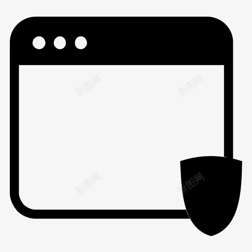 浏览器保护屏蔽图标svg_新图网 https://ixintu.com 屏蔽 浏览器保护