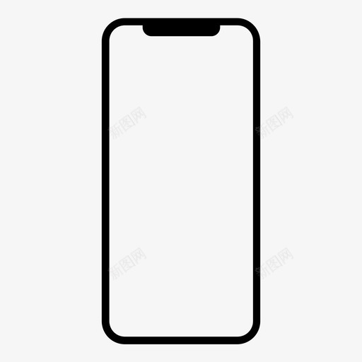 iphonex苹果设备图标svg_新图网 https://ixintu.com iphonex 手机 苹果 设备