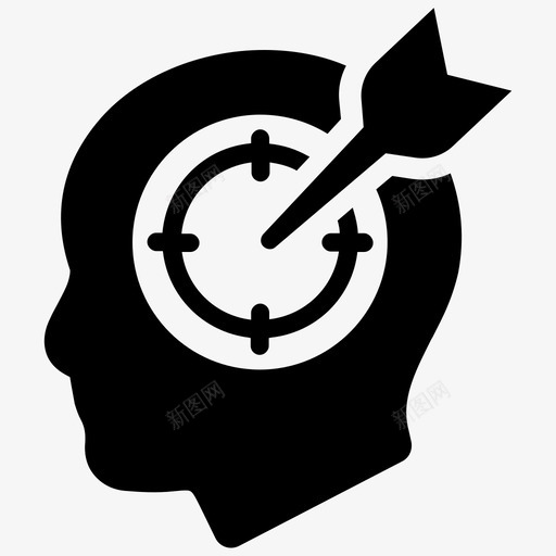 目标用户目标受众目标人图标svg_新图网 https://ixintu.com 业务图标集10 用户目标 目标人 目标受众 目标用户