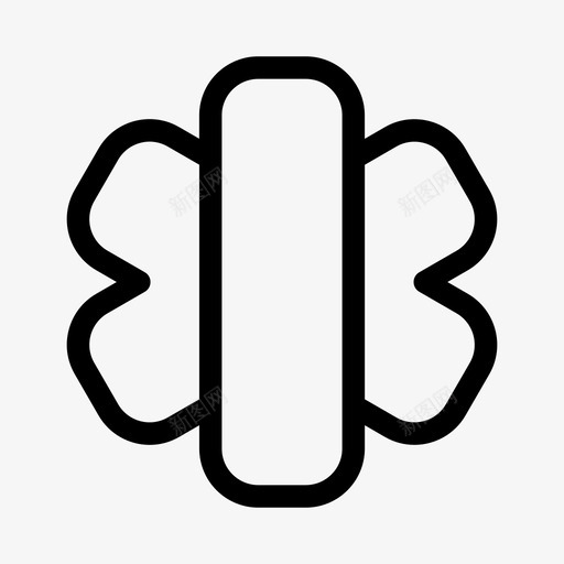 门诊交叉医疗医院ios优化图标svg_新图网 https://ixintu.com 医疗 医院ios优化 门诊交叉