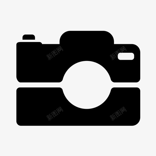 相机数码接口图标svg_新图网 https://ixintu.com 图片 接口 数码 旅行填充装置 照片 相机