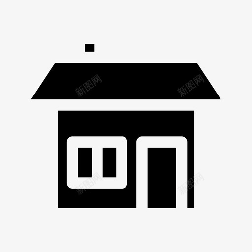 房子招待所家图标svg_新图网 https://ixintu.com 家 小房子 房子 招待所
