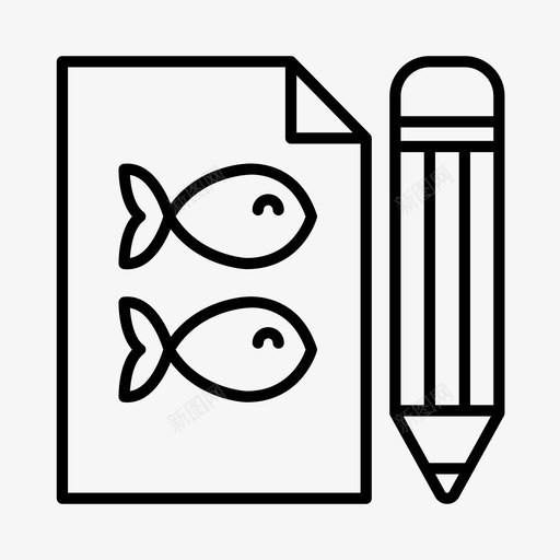 钓鱼水族馆海洋图标svg_新图网 https://ixintu.com 水族馆 海洋 海洋生物学 钓鱼