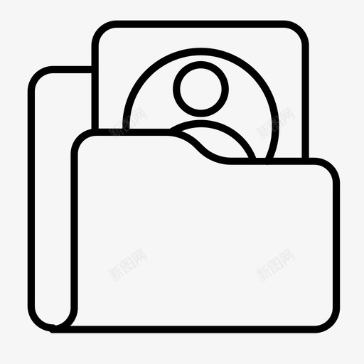 帐户文件夹头像个人图标svg_新图网 https://ixintu.com 个人 头像 帐户文件夹 简单文件夹 配置文件