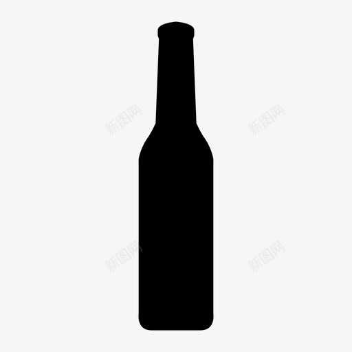 啤酒瓶酒精饮料图标svg_新图网 https://ixintu.com 啤酒瓶 液体 湿的 酒精 饮料