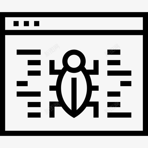 错误修复防病毒编码图标svg_新图网 https://ixintu.com 保护 程序编码 编码 错误修复 防病毒