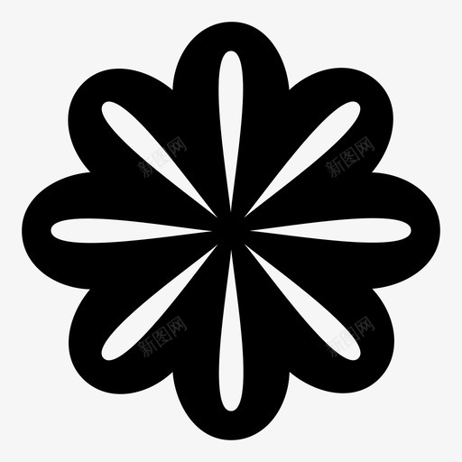 秋海棠花图案图标svg_新图网 https://ixintu.com 图案 秋海棠 花 象征