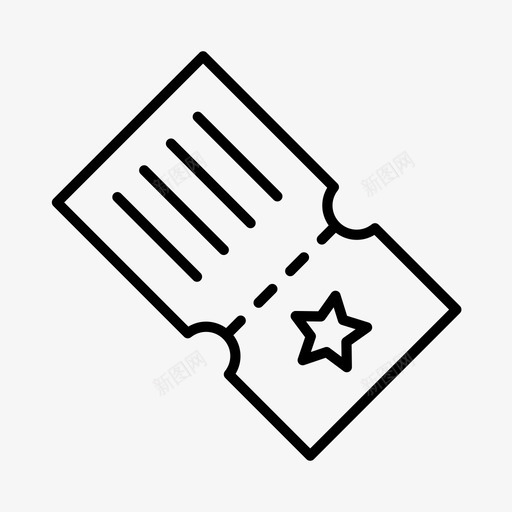 门票音乐剧演出图标svg_新图网 https://ixintu.com 制作 剧院 演出 门票 音乐剧