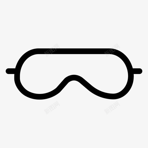 眼镜商业实验室图标svg_新图网 https://ixintu.com 商业 实验室 眼镜 科学线图标 防护